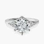 18ct White Gold Celestial Splendor Lab Diamond Ring front image