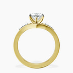 14ct Yellow Gold Celestial Splendor Lab Diamond Ring side right image one