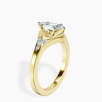 14kt Yellow Gold Celestial Splendor Lab Diamond Ring standing product image one