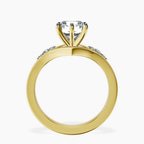 14ct Yellow Gold Celestial Splendor Lab Diamond Ring side right image one