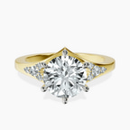 14ct Yellow Gold Celestial Splendor Lab Diamond Ring front image