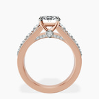 9ct Rose Gold Eos Spark Lab Diamond Ring side right image one