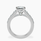 1.49 ct. cushion Eos Spark Lab Diamond Ring in 10kt white gold side right image one