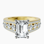 9ct Yellow Gold Eos Spark Lab Diamond Ring front image