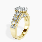 9ct Yellow Gold Eos Spark Lab Diamond Ring standing product image one