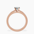 18kt Rose Gold Lucent Side Channel Set Lab Diamond Ring side right image one
