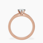 14kt Rose Gold Lucent Side Channel Set Lab Diamond Ring side right image one