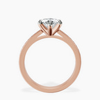 14kt Rose Gold Lucent Side Channel Set Lab Diamond Ring side right image one