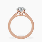 14kt Rose Gold Lucent Side Channel Set Lab Diamond Ring side right image one