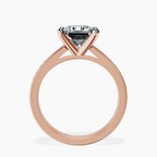 18ct Rose Gold Lucent Side Channel Set Lab Diamond Ring side right image one