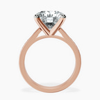 14kt Rose Gold Lucent Side Channel Set Lab Diamond Ring side right image one