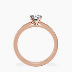 18kt Rose Gold Lucent Side Channel Set Lab Diamond Ring side right image one