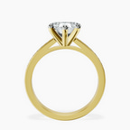 9ct Yellow Gold Lucent Side Channel Set Lab Diamond Ring side right image one