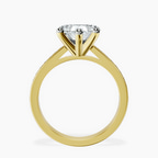 18kt Yellow Gold Lucent Side Channel Set Lab Diamond Ring side right image one
