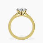 10kt Yellow Gold Lucent Side Channel Set Lab Diamond Ring side right image one