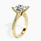 14kt Yellow Gold Lucent Side Channel Set Lab Diamond Ring standing product image one