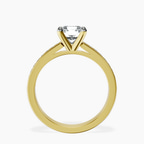 18kt Yellow Gold Lucent Side Channel Set Lab Diamond Ring side right image one