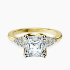 9ct Yellow Gold Vesper Lab Diamond Ring front image