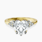 9ct Yellow Gold Vesper Lab Diamond Ring front image