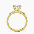 9ct Yellow Gold Vesper Lab Diamond Ring side right image one