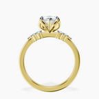 9ct Yellow Gold Vesper Lab Diamond Ring side right image one