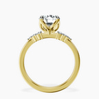 10kt Yellow Gold Vesper Lab Diamond Ring side right image one