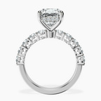 9ct White Gold Elinor Side Round Lab Diamond Ring side right image one