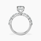 9ct White Gold Elinor Side Round Lab Diamond Ring side right image one