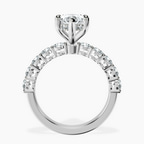 9ct White Gold Elinor Side Round Lab Diamond Ring side right image one