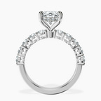9ct White Gold Elinor Side Round Lab Diamond Ring side right image one