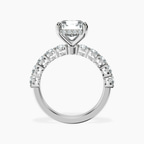 9ct White Gold Elinor Side Round Lab Diamond Ring side right image one