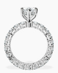 Platinum Georgiana Side Round Lab Diamond Ring side right image one