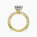 14ct Yellow Gold Arabella Side Round Lab Diamond Ring side right image one