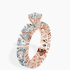 10kt Rose Gold Cordelia Side Pear Lab Diamond Ring standing product image one