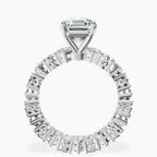 Platinum Cordelia Side Pear Lab Diamond Ring side right image one