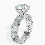 Platinum Cordelia Side Pear Lab Diamond Ring standing product image one