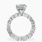 Platinum Cordelia Side Pear Lab Diamond Ring side right image one