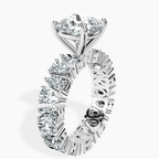 Platinum Cordelia Side Pear Lab Diamond Ring standing product image one