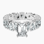 Platinum Cordelia Side Pear Lab Diamond Ring front image