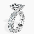 Platinum Cordelia Side Pear Lab Diamond Ring standing product image one