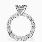 Platinum Cordelia Side Pear Lab Diamond Ring side right image one