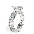 9ct White Gold Cordelia Side Pear Lab Diamond Ring standing product image one