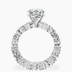 Platinum Cordelia Side Pear Lab Diamond Ring side right image one