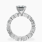 9ct White Gold Cordelia Side Pear Lab Diamond Ring side right image one
