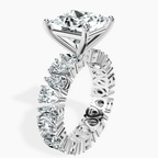 Platinum Cordelia Side Pear Lab Diamond Ring standing product image one