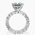 Platinum Cordelia Side Pear Lab Diamond Ring side right image one