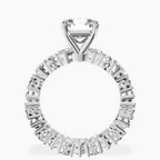 Platinum Cordelia Side Pear Lab Diamond Ring side right image one
