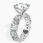 Platinum Cordelia Side Pear Lab Diamond Ring standing product image one