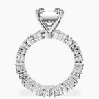Platinum Cordelia Side Pear Lab Diamond Ring side right image one