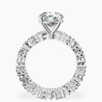 Platinum Cordelia Side Pear Lab Diamond Ring side right image one